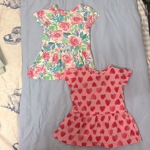 Two Cute Baby Dresses Size 6-9 Months